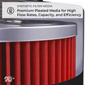 K&N KN-171-B High Flow Motorcycle Oil Filter for Harley Davidson | Premium Spin-On Performance Oil Filter - View 5