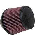 K&N RU-3570 High-Flow Original Universal Air Filter – 3 Inch Flange Reusable Washable Performance Engine Intake Filter – Up