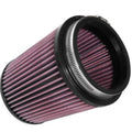 K&N RU-4550 High-Flow Original Universal Air Filter – 4 Inch Flange Reusable Washable Performance Engine Intake Filter – Up