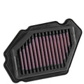 K&N KA-9915 High-Flow Washable Air Filter for Kawasaki Ninja H2, H2 SX & ZX1000 (2015–2024) – Performance Cotton Gauze