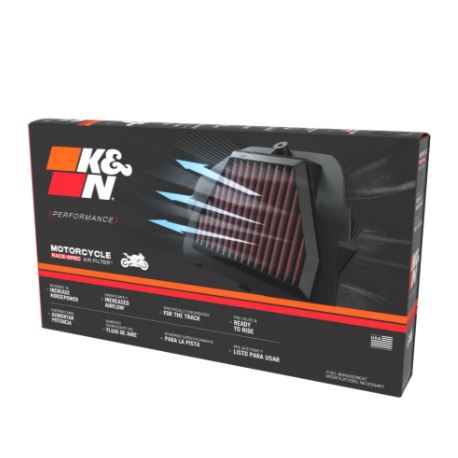 K&N SU-1308R High-Flow Performance Air Filter for Suzuki GSX1300R Hayabusa 2008-2020 | Reusable Racing Air Filter - View 2