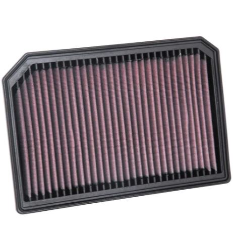 K&N 33-3133 High-Flow Lifetime Air Filter for Mercedes-Benz A250 / A220 / CLA250 / GLA250 / GLB 2.0L Turbo – Reusable