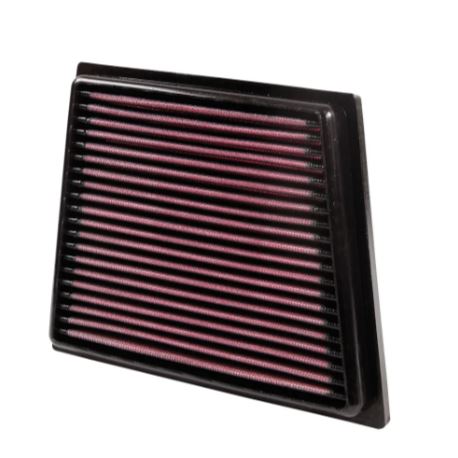K&N 33-2955 High-Flow Lifetime Air Filter – Ford Fiesta 1.25L Petrol Performance Reusable Engine Filter
