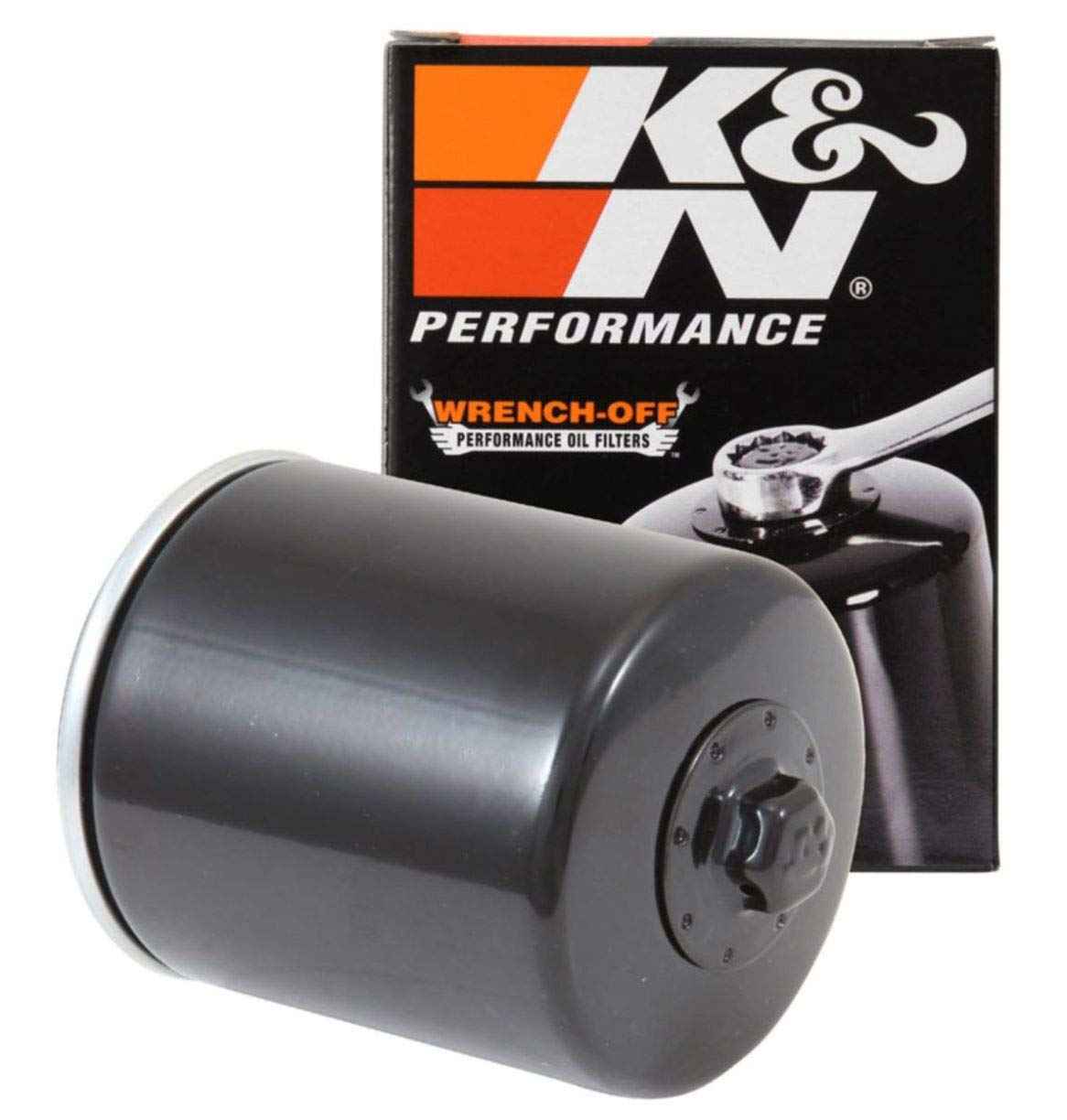K&N KN-170 High-Performance Oil Filter for Harley Davidson Sportster & Iron 883 – Heavy Duty Spin-On Motorcycle Engine Filter