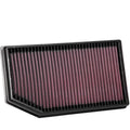 K&N 33-5076 High-Flow Replacement Air Filter for Jeep Wrangler JL & Jeep Gladiator (2018-2024) | Washable Performance Engine