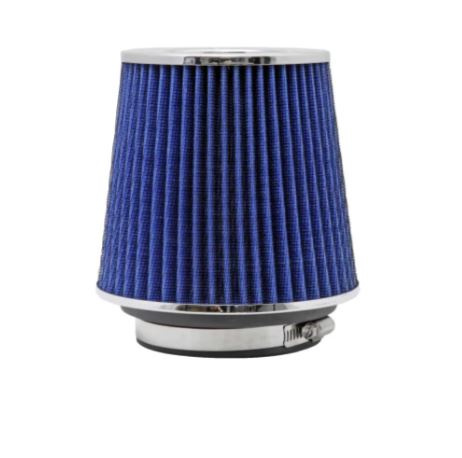 K&N RG-1001BL Universal Clamp-On High-Flow Air Filter – Round Tapered Performance Cotton Gauze Intake Filter - View 4
