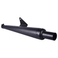 LGP Bangalore Goldy Silencer Exhaust | Universal Deep Sound Bike Exhaust – Silver & Black - View 2