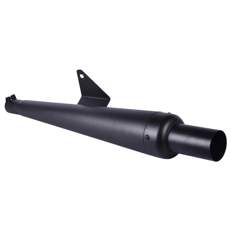 LGP Bangalore Goldy Silencer Exhaust | Universal Deep Sound Bike Exhaust – Silver & Black - View 2
