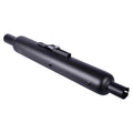 LGP Universal Motorcycle Silencer Replica Exhaust | Deep Bass Sound | Chrome & Black Finish | Heatproof Rust Resistant - View