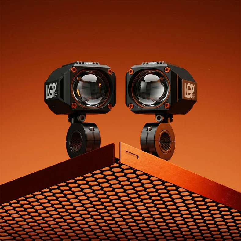 LGP MK07 Dual Beam Motorcycle LED Spotlight 80W 7000LM IP67 Waterproof Driving Light