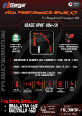 Ngage High Performance Ignition Kit for Royal Enfield Himalayan 450 / Guerrilla 450 – NGK Iridium IX Spark Plug + Racing