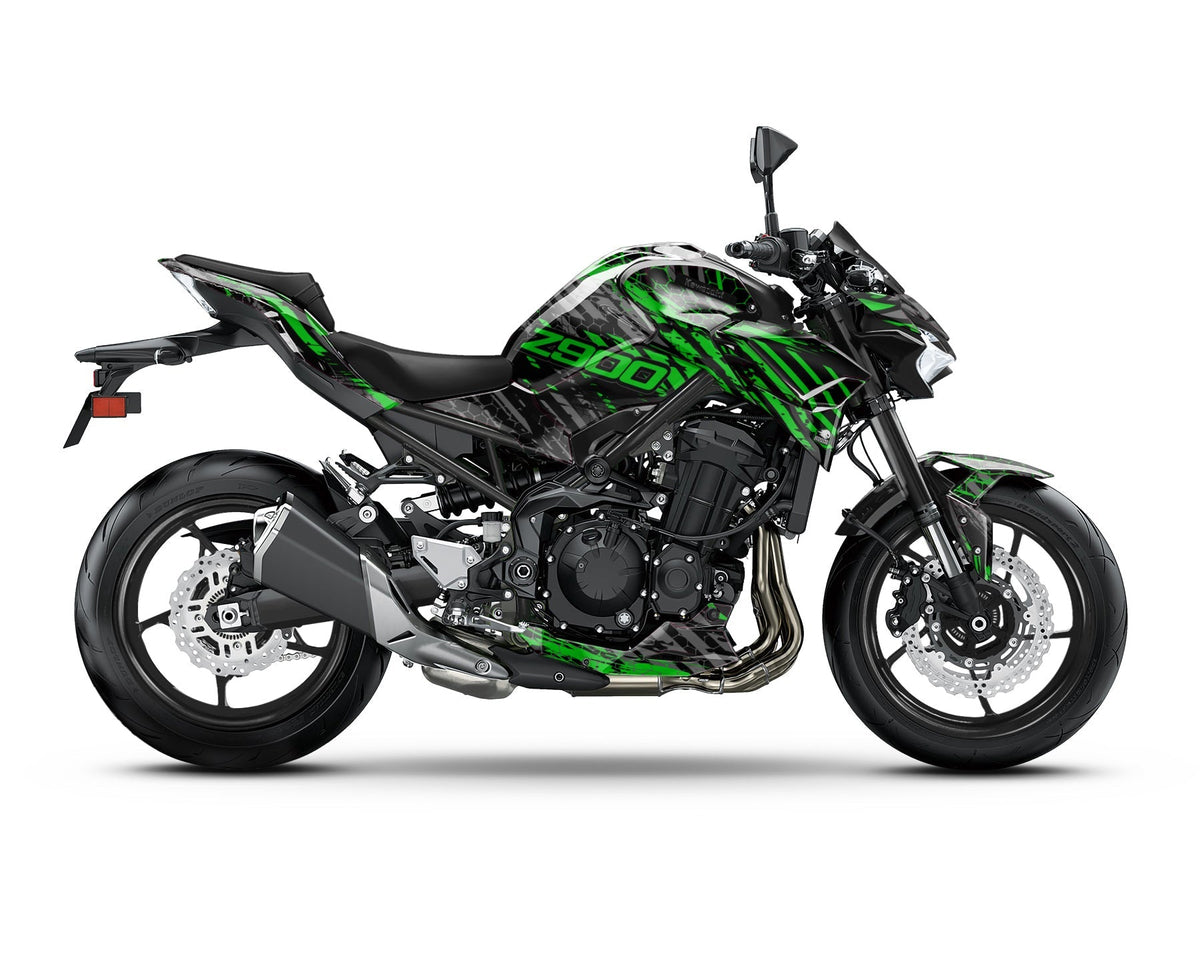 Spinning Stickers Riot Graphics Kit For Kawasaki Z900 2020-22