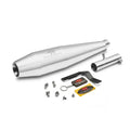 Red Rooster Pegasus RS Exhaust for Honda CB350 RS (Polish / Black) - View 2