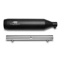 Red Rooster Polestar Pro Exhaust for Royal Enfield Meteor 350 (Polish / Matte / Black) - View 2