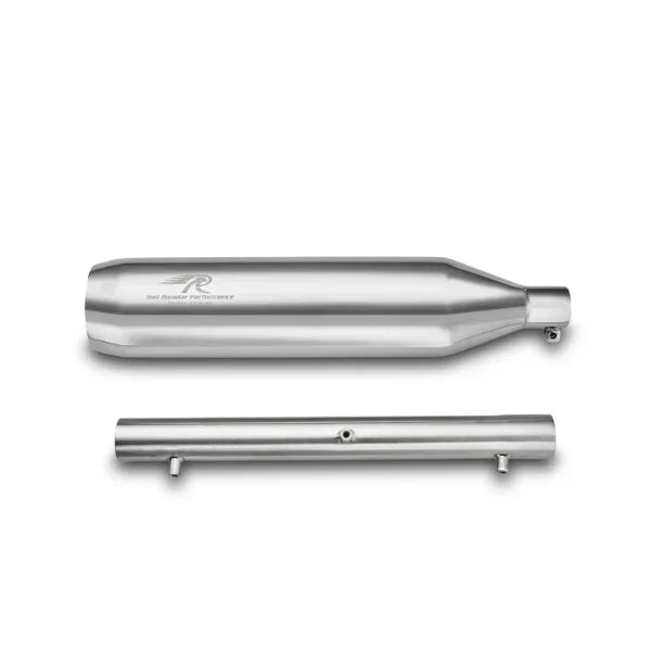 Red Rooster Polestar Pro Exhaust for Royal Enfield Meteor 350 (Polish / Matte / Black) - View 3