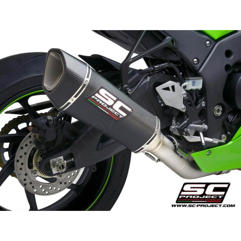 SC Project SC1 R Carbon Fiber Exhaust Kawasaki Ninja ZX10R,RR (2021 24)