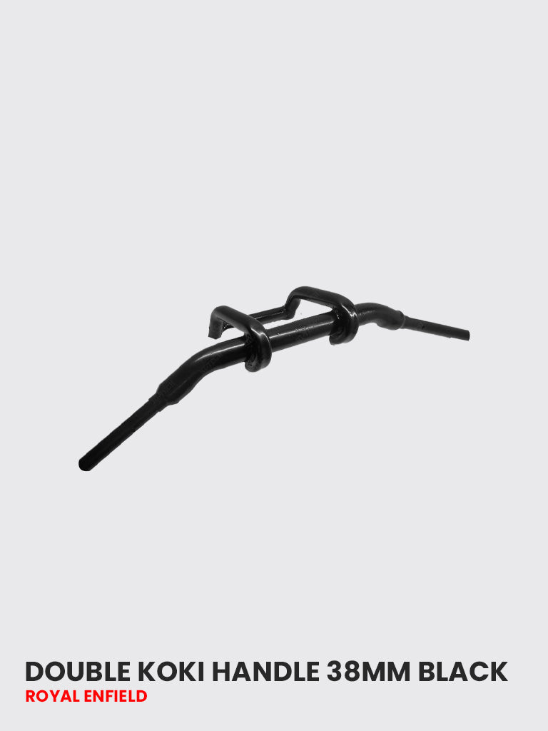 Double Koki Handle 38mm Black- RE 033B