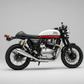 Barrel Atom 2.0 Mirror Polish Slip-On Exhaust for Royal Enfield Interceptor 650 / Continental GT 650 | 304 Stainless Steel