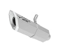 Barrel Rogue V1 Slip-On Exhaust | 304 Stainless Steel Performance Motorcycle Exhaust (Black & Steel) - View 2