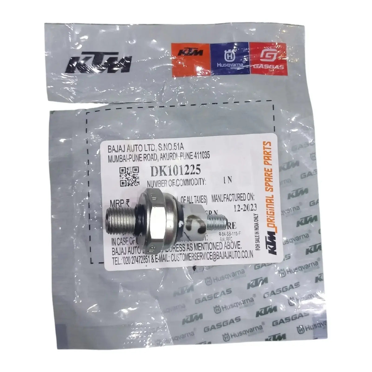 Oil oil pressure swtich Dk101225