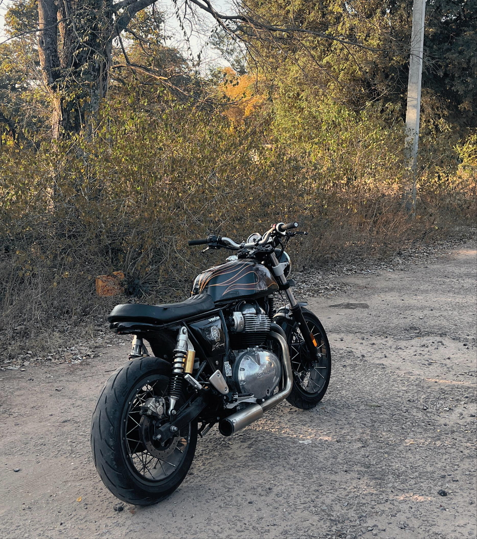 SS Motocorp Performance Bred 2x1 Full System Exhaust with Short Can for Royal Enfield Interceptor 650 & Continental GT 650