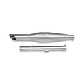 Red Rooster Rumbler Ace Exhaust for Royal Enfield Goan Classic 350 (Polish / Black / Matte) - View 6