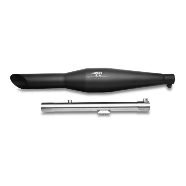 Red Rooster Rumbler Ace Exhaust for Meteor 350 – Performance Exhaust (Polish / Matte / Black) - View 4
