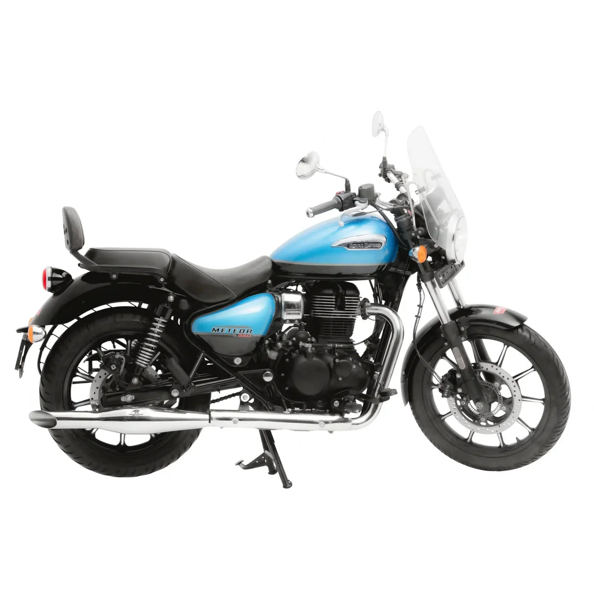 Red Rooster Rumbler Ace Exhaust for Royal Enfield Meteor 350 & Royal Enfield Classic 350 Reborn (Polish / Matte / Black)