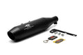 Red Rooster Rumbler Max Exhaust for Royal Enfield Hunter 350 & Royal Enfield Meteor 350 (Polish / Matte / Black) - View 2