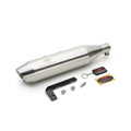 Red Rooster Rumbler Max Exhaust for Royal Enfield Hunter 350 & Royal Enfield Meteor 350 (Polish / Matte / Black) - View 3