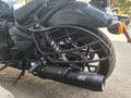 KP Racing System Bassmaster Stage 2 Combo for Royal Enfield Shotgun 650 | SS304 Matte Black Exhaust Kit with Performance Air