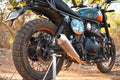 PowerRage Cone Type Slip-On Exhaust with De-Cat Pipe for Royal Enfield Bear 650 – Stainless Steel Performance Muffler - View