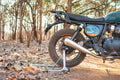 PowerRage Cone Type Slip-On Exhaust with De-Cat Pipe for Royal Enfield Bear 650 – Stainless Steel Performance Muffler - View