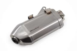 PowerRage Slip-On Exhaust with De-Cat Pipe for Royal Enfield Himalayan 450 – Stainless Steel Performance Muffler - View 3