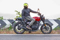 PowerRage Slip-On Exhaust for Royal Enfield Hunter 350 – Black Finish Performance Exhaust - View 5