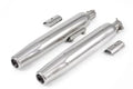 PowerRage Slip-On Exhaust for Royal Enfield Super Meteor 650 – Polish Finish Stainless Steel Muffler - View 2