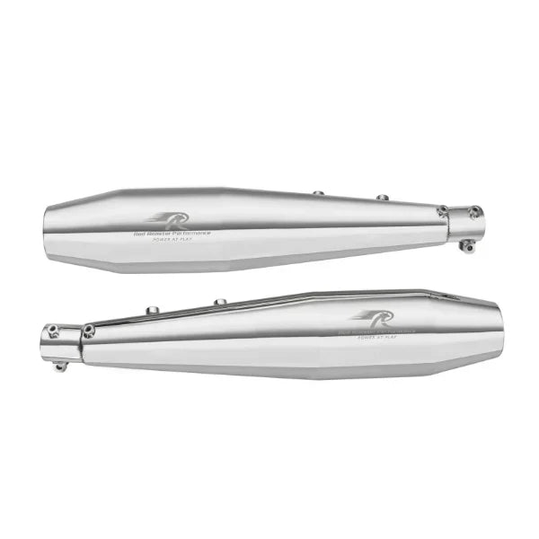 Red Rooster Stellar Exhaust for Interceptor 650 & Continental GT 650 – Performance Slip-On (Polish / Matte / Black) - View 8