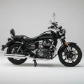 B-12 Bassmaster Barrel Slip-On Exhaust for Royal Enfield Super Meteor 650 | 304 Stainless Steel Performance Exhaust - View 3