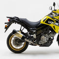Barrel Storm Slip-On Exhaust with Mid Pipe for Suzuki V-Strom 650 | 304 SS Adventure Touring Performance Exhaust (DB Killer