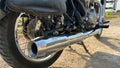 KP Racing Thor Performance Exhaust Silver – Stainless Steel 304 for Royal Enfield BS3, BS4 & BS6 | Premium Finish, Deep Sound
