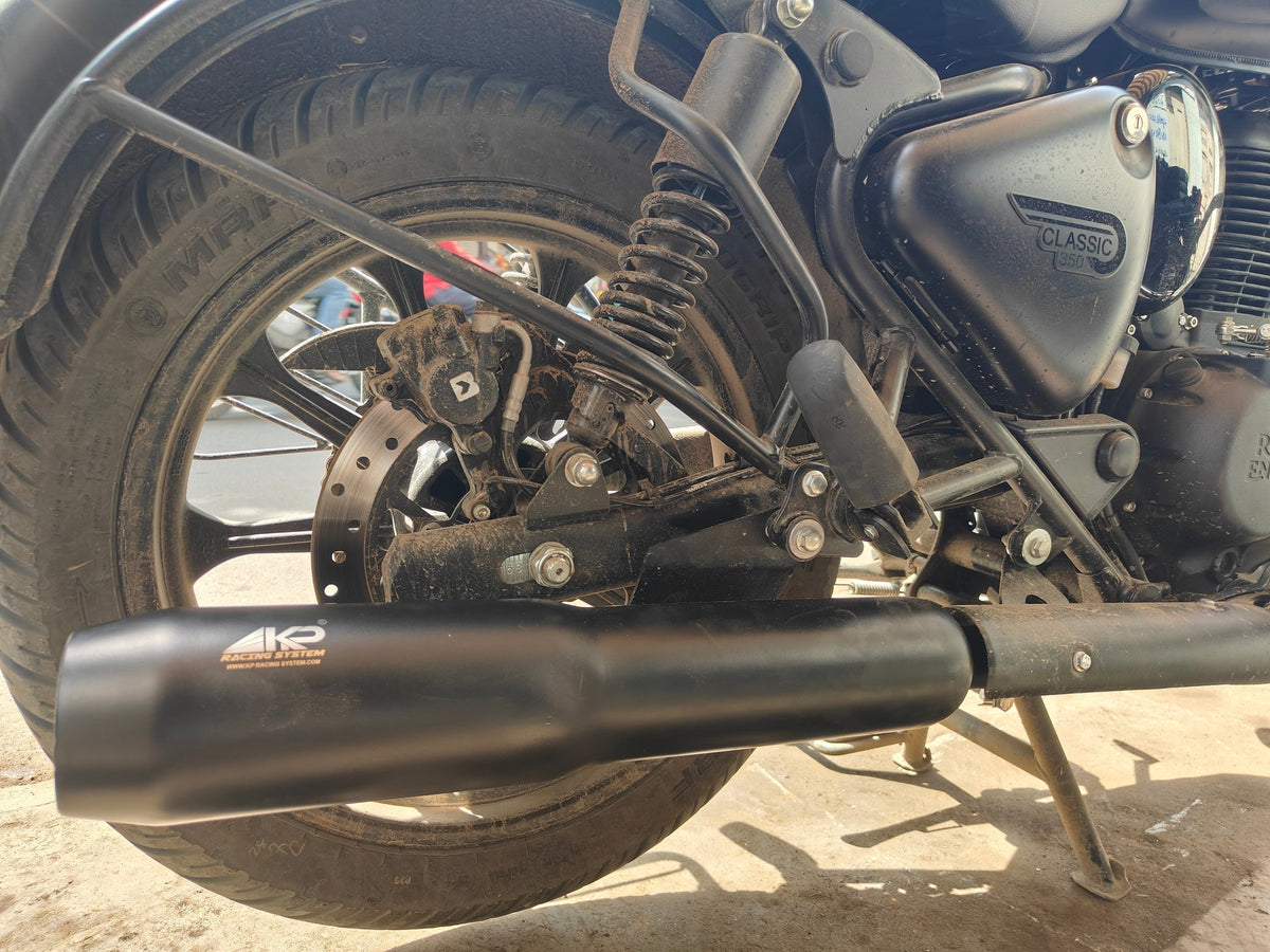 KP Racing Thor Exhaust Combo Kit Black – Stainless Steel 304 with Performance Air Filter, Iridium Spark Plug & Stage 2 Air