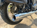 KP Racing Thor Performance Exhaust Combo Kit Silver – Stainless Steel 304 with Air Filter, Iridium Spark Plug & Stage 2 Air