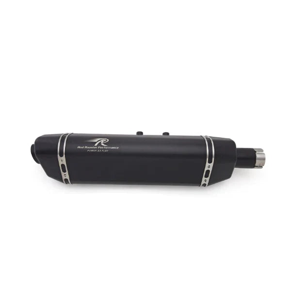 Red Rooster Vertex Exhaust for Himalayan & Scram 411 – Performance Slip-On (Polish / Black / Matte) - View 4