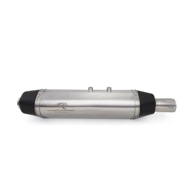 Red Rooster Vertex Exhaust for Himalayan & Scram 411 – Performance Slip-On (Polish / Matte / Black) - View 9