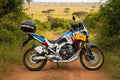 Barrel Storm Slip-On Exhaust for Honda Africa Twin 1100 (2020+) | 304 Stainless Steel Performance Exhaust - View 3