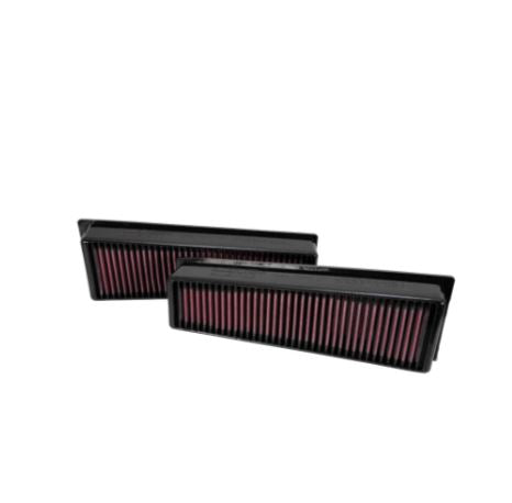 K&N 33-2449 High-Flow Lifetime Air Filter for BMW X5M X6M 4.4L V8 Twin Turbo (2-Pack Performance Replacement)