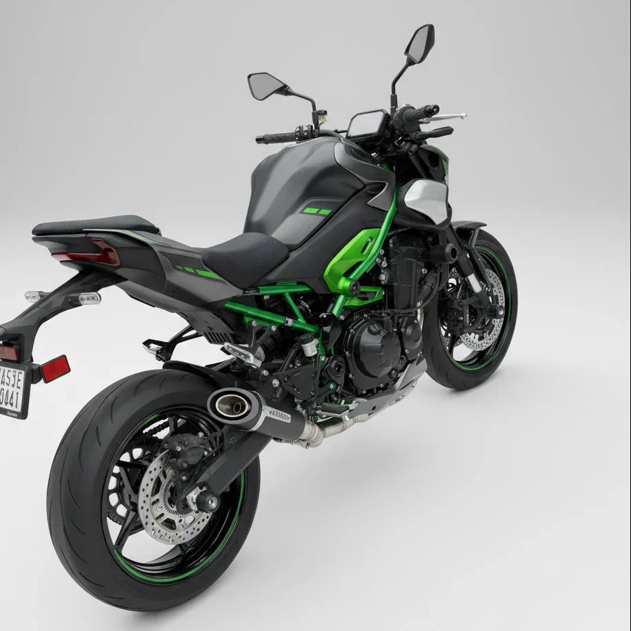 Barrel Outlaw 2.0 Full System Exhaust for Kawasaki Z900 (2025) | 304 Stainless Steel Performance Exhaust - View 4