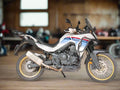 Barrel Storm Slip-On Exhaust for Honda XL750 Transalp | 304 Stainless Steel Performance Exhaust - View 2