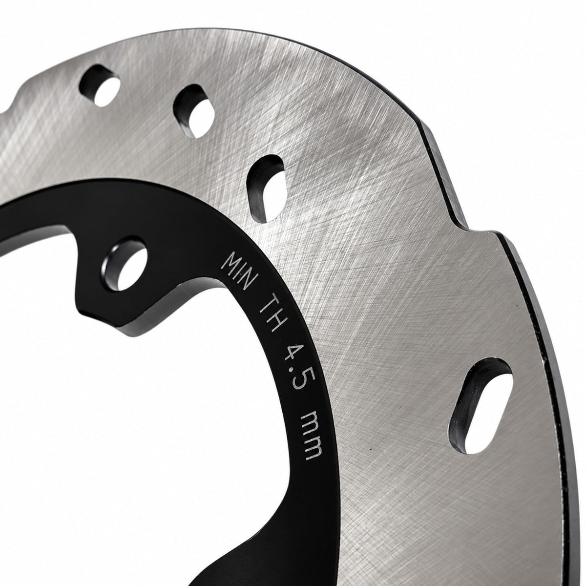 BMW 310 rear brake rotor 4.5 mm thickness close-up