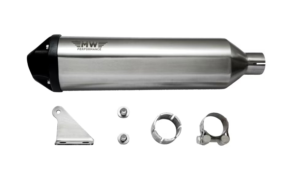 Motowings Performance Throb Exhaust for Royal Enfield Himalayan 411 | Deep Bass Slip-On Performance Upgrade